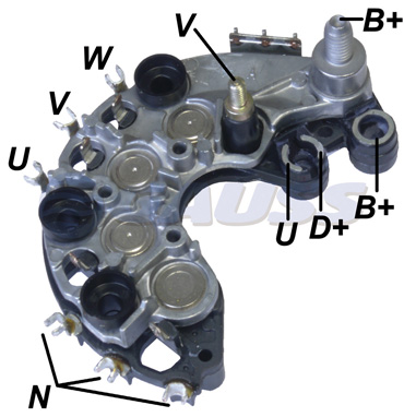 PLACA RETIFICADORA VALEO S-10/TROLLER MOTOR DIESEL MWM (RETIFICADOR) - Brasão Distribuidora de Peças