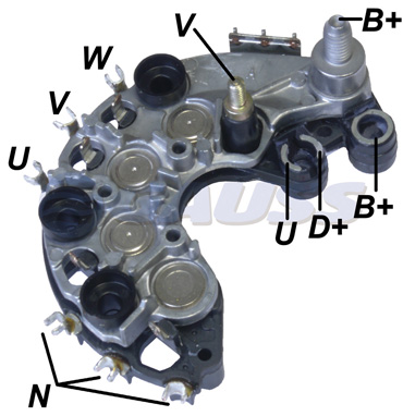 PLACA RETIFICADORA VALEO S-10/TROLLER MOTOR DIESEL MWM (RETIFICADOR) - Brasão Distribuidora de Peças