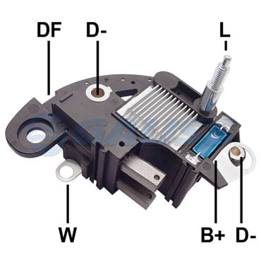 REGULADOR DE VOLTAGEM 14V CHEVROLET MAGNETI MARELLI (REGULADORES) - Brasão Distribuidora de Peças