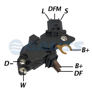 REGULADOR DE VOLTAGEM 14V FORD/CUMMINS/MWM (REGULADORES) - Brasão Distribuidora de Peças