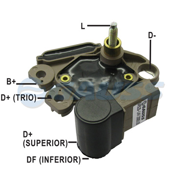 REGULADOR DE VOLTAGEM 14V GM/NISSAN VALEO (REGULADORES) - Brasão Distribuidora de Peças