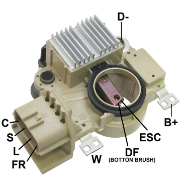 REGULADOR DE VOLTAGEM 14V L-200 TRITON MITSUBISHI (REGULADORES) - Brasão Distribuidora de Peças