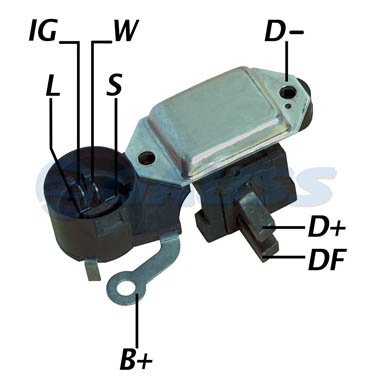 REGULADOR DE VOLTAGEM 14V OPEL/HITACHI (REGULADORES) - Brasão Distribuidora de Peças