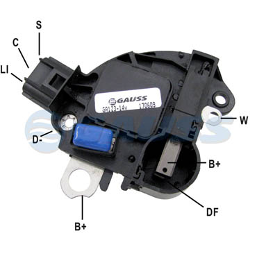 REGULADOR DE VOLTAGEM 14V VW/FORD MAGNETI MARELLI (REGULADORES) - Brasão Distribuidora de Peças